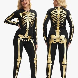 💀Gold Skeleton Jumpsuit 💀